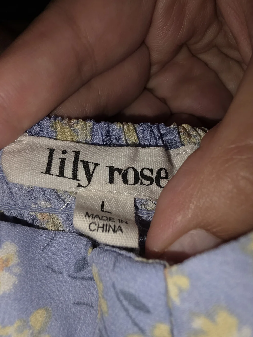 Lily Rose Light Blue Daisy Print Tie-Strap Sundress